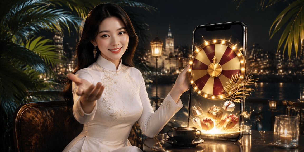 Người chơi Hà Nội trong trang phục áo dài tham gia bàn roulette casino