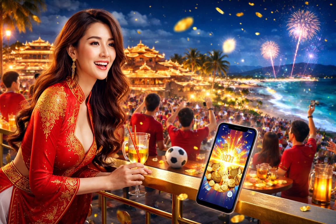 Lễ hội cổ vũ bóng đá Huế nơi người hâm mộ VIP theo dõi trận đấu và đặt cược